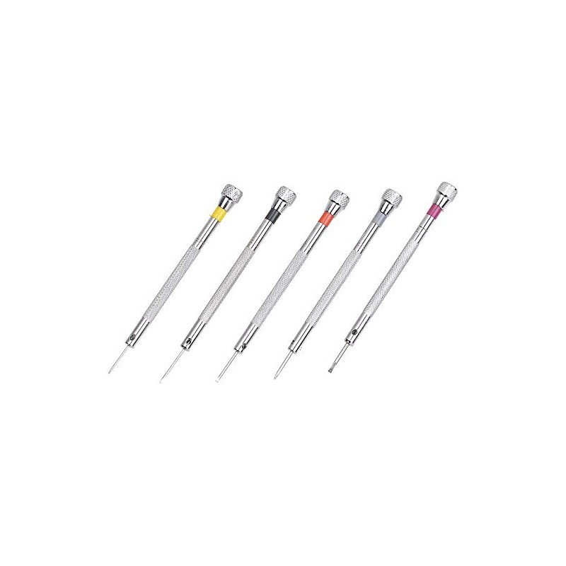 AGT Watch Screwdriver: 5-Piece Watchmaker Screwdriver Set (Watchmaker's Screwdriver, Watch