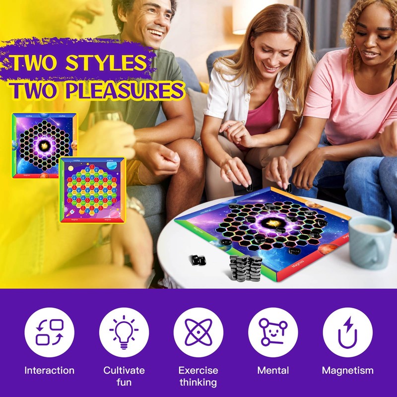 Magnetic Chess Game, 2025 Upgrade Version - Portable Thinking &
