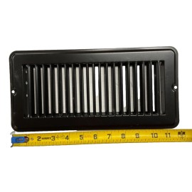 TRUaire 10 x 4 Face Plate/Vent Cover Black RV-Camper