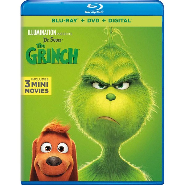 Illumination Presents: Dr. Seuss' The Grinch - Blu-ray + DVD + Digital