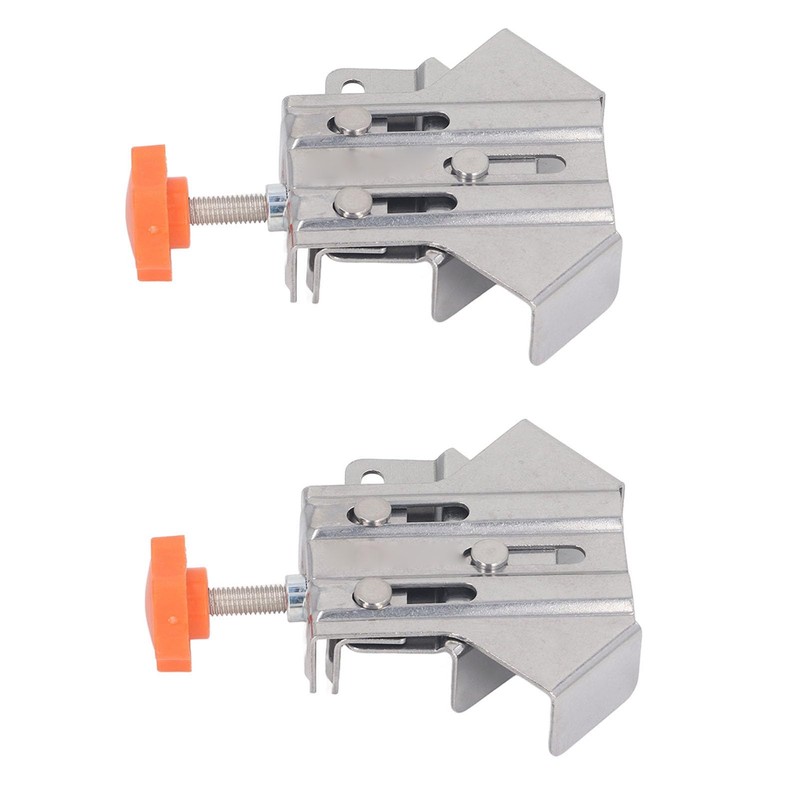 Corner Clamp, 2 Pcs Right Angle Clamp Stainless Steel Single