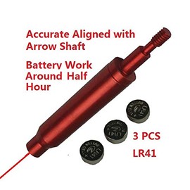 FieldSport GRG Archery Laser Sight Tool for Bow and Crossbow, 223 Bore Sighter Shaped,Red