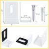 Metal Mirror Clips Wide Channel Mirror Hanger Clip Kit Large