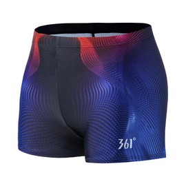 Traje de baño 361º Jammers para hombre, traje de baño de competición, pierna cuadrada para entrenamiento de resistencia, Azul 2, Large