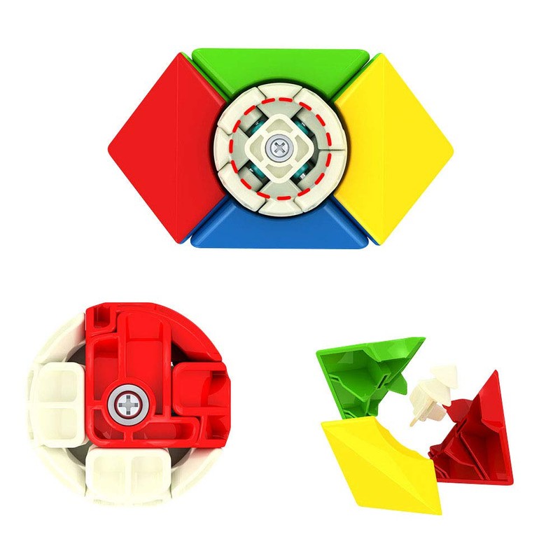 YongJun YJ 2x2 Pyramid Smooth Twist Cube Pyraminx 2x2 Jinzita