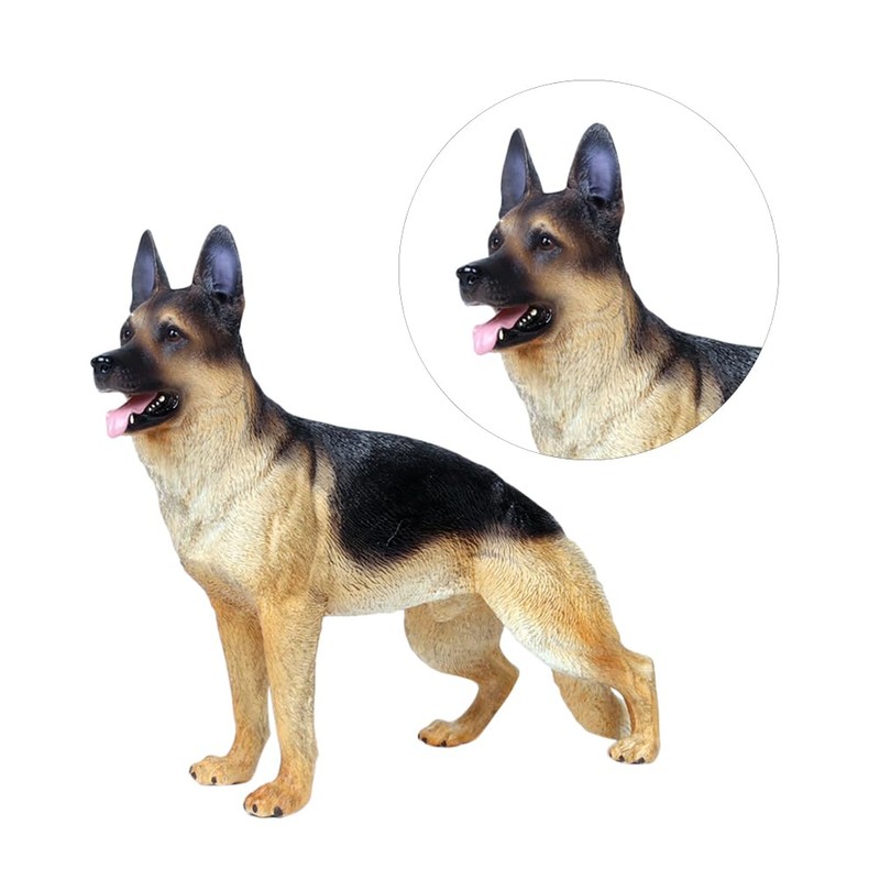 Artificial Shepherd Model Plastic Dog Figure Micro Landscape Simulation Dog