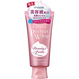 Senka Perfect Whip Collagen in a Facial Cleansing Set of 5 (120 g)