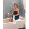Carex White Bathtub Rail - Grab Bars for Bathroom, Bathtubs