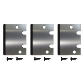 3Pack Bamboo Replacement Scraper Tip with Screws, 3D Printer Tool Shovel Stainless Steel Knife Blade for Bamboo Lab Build Plate Cooktop Scraper X1C X1 P1P P1S Accessories