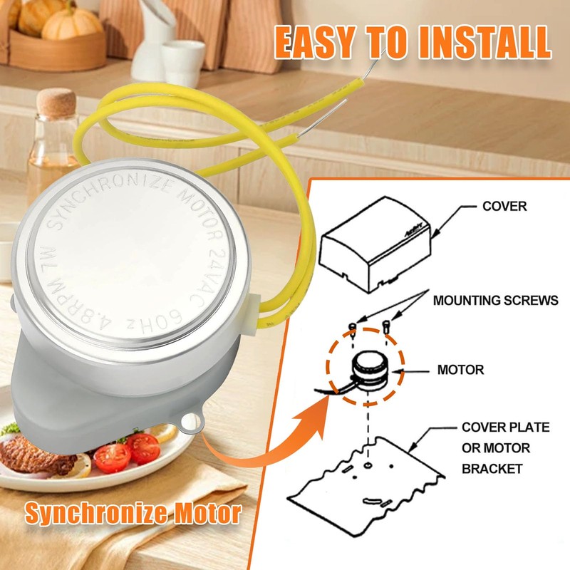 Hnemix Synchron Motor Valve 38600L Replacement 24 Volt 2 Wire