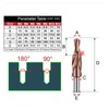 M35 HSS-CO Cobalt Two Stage Step Drill Bit Screw Counterbore