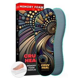 Memory Foam Shoe Inserts - for Men and Women - Extra Cushion Insoles - Soft and Comfortable (Men 11.5 - Women 12.5)