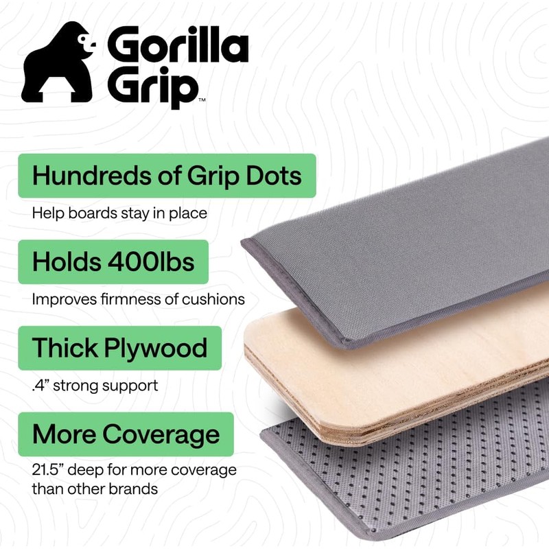 GORILLA GRIP Heavy Duty Couch Cushion Support Board to Fix