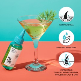 KISS COLORS & CARE Tea Tree Multivitamin Oil for Hair & Skincare, Infused with Biotin, Vitamin E and Natural Oils for Long-Lasting Hydration & Repair, 2.5 fl. oz.