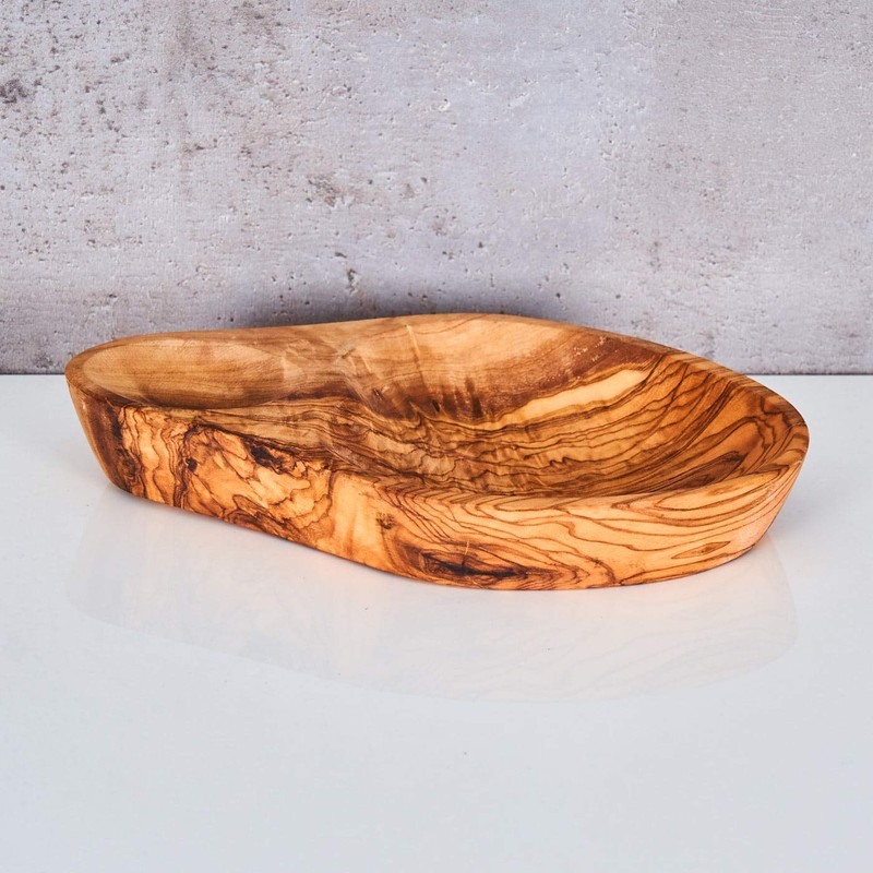 Schale ca. 16x10cm Olivenholz Dip Antipasti Unikat Olivenschale Holzschale Dekoschale
