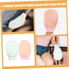 Vaguelly 1 Pair Exfoliating Bath Gloves Silk Scrubbing Mitts for