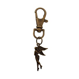 Lobster Clasp Keyring Zip Pull Angel Charm