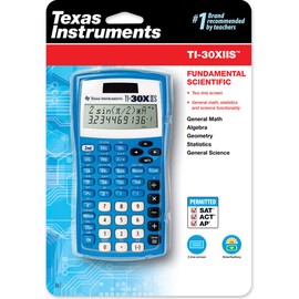 Texas Instruments TI-30XIIS Scientific Calculator, Blue