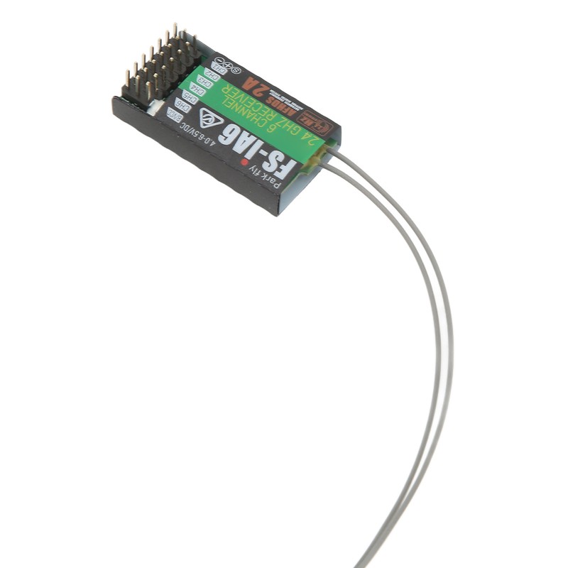 FS IA6 RC Receiver 2.4GHz 6 Channels with Dual Antenna