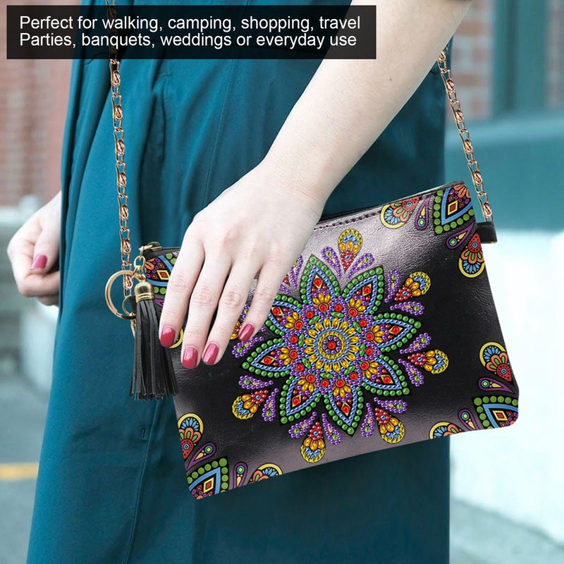 DIY Diamond Painting Purse 5D Women's Coin Wallet Cosmetic Storage