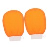 Housoutil 6pcs Exfoliating Gloves for Body Scrubbing Rayon Bathing Mitts