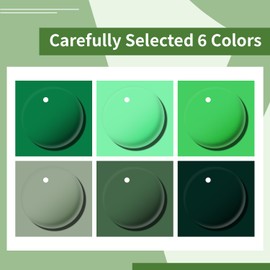 OpenLive Green Nail Polish 6Pcs Nail Polish Set All Seasons Neutral Color Quick Dry Nail Polish Set for Collection St. Patrick's Day Gift for Her