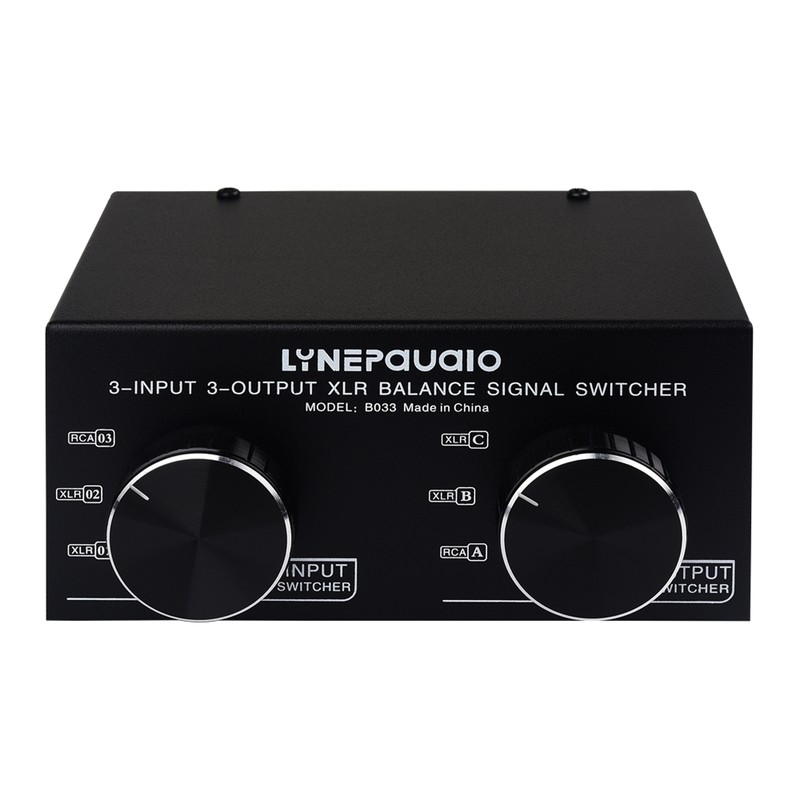 3 Input to 3 Output Fully Balanced XLR Signal Passive