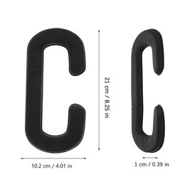 LALAFINA 4pcs VR Face Cover Memory Foam Face Foam 11mm Vive VR Face Cover Pad Replacement Eye Mask Pad VR Memory Foam Face Foam Blindfold Slow Rebound Cushion Cover