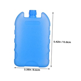 Zerodeko 10pcs Reusable Ice Packs for Coolers Freezer Packs for Air Conditioner Food Preservation Lightweight and Sturdy Design for Daily Use and Transportation