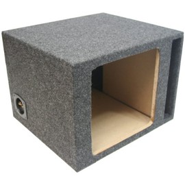 American Sound Connection Car Audio Single 12" Vented Square Sub Box Enclosure fits Kicker L7 Subwoofer