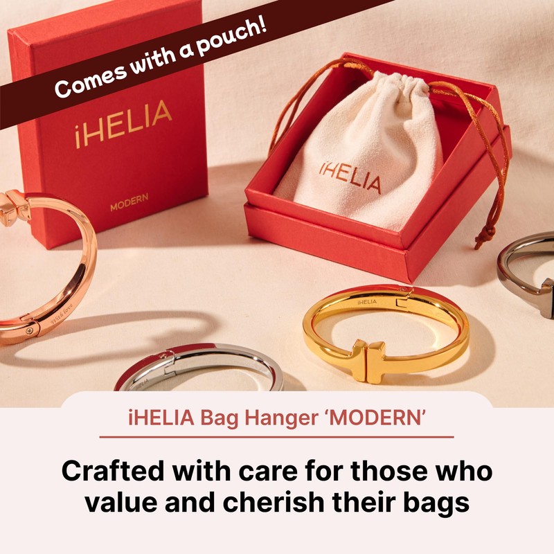 iHELIA Modern - Premium Portable Purse Hook Hanger with Bracelet