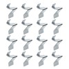 16 PCS Metal Cabinet Shelf S-Clips Compatible with Sandusky Metal