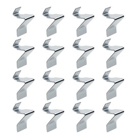 16 PCS Metal Cabinet Shelf S-Clips Compatible with Sandusky Metal Cabinet and Other Cabinets