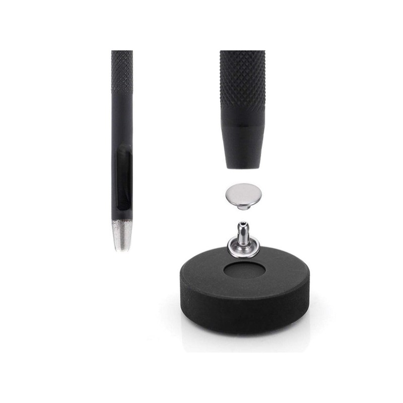 CRAFTMEMORE Rivet Setter for Double Cap Rivet Stud, Rivet Setting