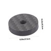 jojofuny 12pcs Carbon Fiber Speaker Isolation Pads Shockproof Feet for