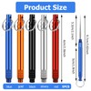 Metal Toothpicks, Pack of 5 Titanium Toothpicks, Reusable, Portable Toothpicks