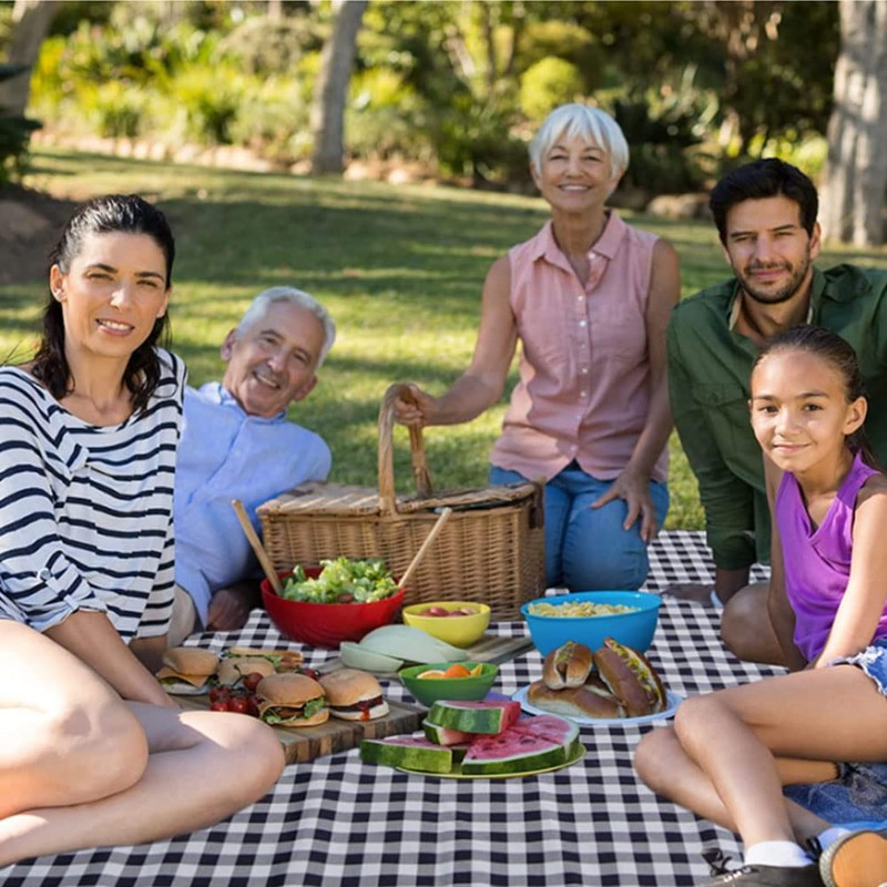 RUIBOLU RUIBOLU Large Picnic Blanket Beach Blankets, 80'x80' Picnic Mat