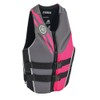 Yamaha Women's Neoprene Two-Buckle PFD Life Jacket Vest (Black/Gray/Pink, Large)