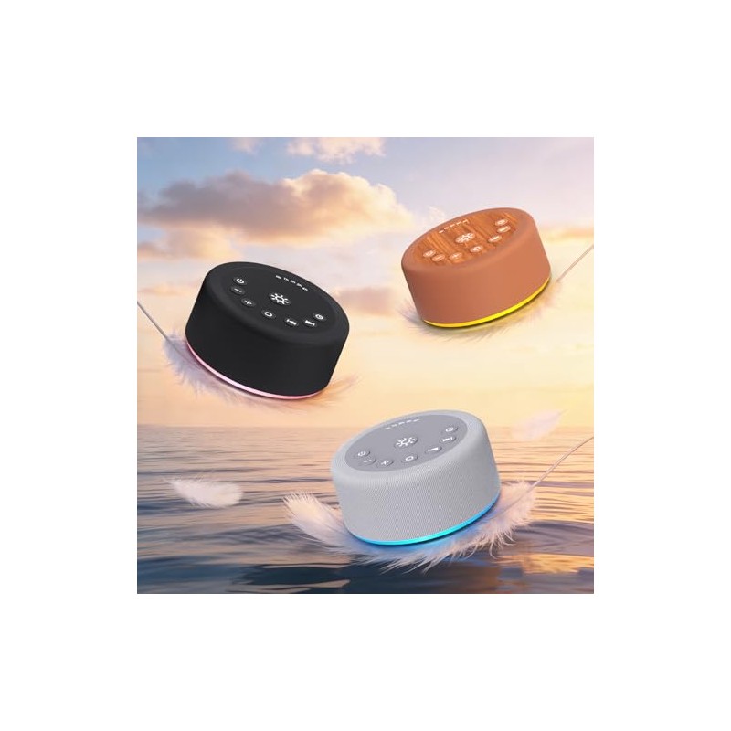 Sound Machine Night Light White Noise Brown Noise Machine 30