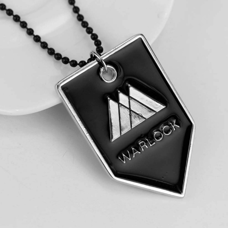 Destiny Necklace Hunter Warlock Titanium Pendant Emblem Necklace Ghost Iron