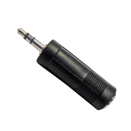 KONTONTY 10pcs Microphone Adapter Plated Audio Adapters for Smartphones Tablets and Audio Equipment and Portable Stereo Connectors Black