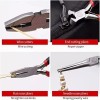 LOMETEB Juego 8 Pzs Mini Alicates Para Joyas Herramientas Abalorios