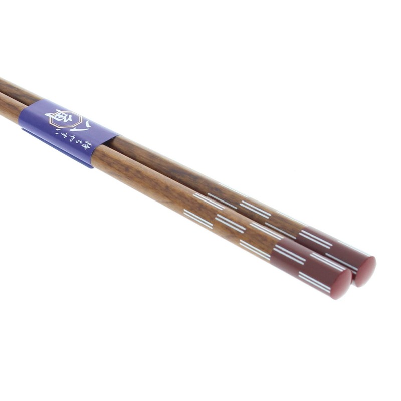 Chopsticks Eight Corners 埋re木 Wood (Natural Wood) Skidproof 21 cm