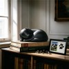 Sleeping Dog Pet Urn for Ashes, Resin Doggie Memorial Keepsake