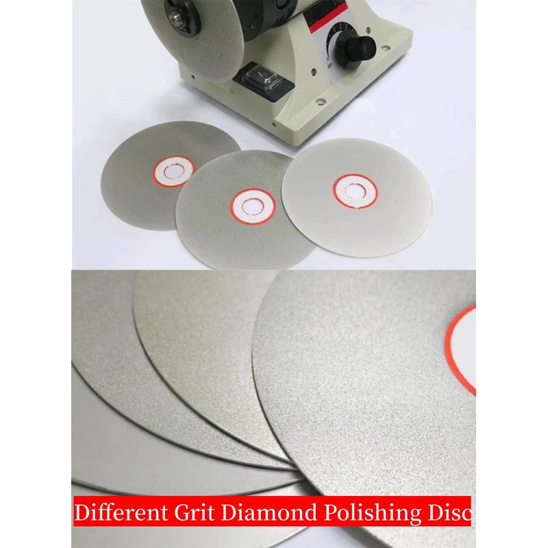 Diamond Flat Lap Disc Set 10 PCS, ENLAYER 4Inch Diamond