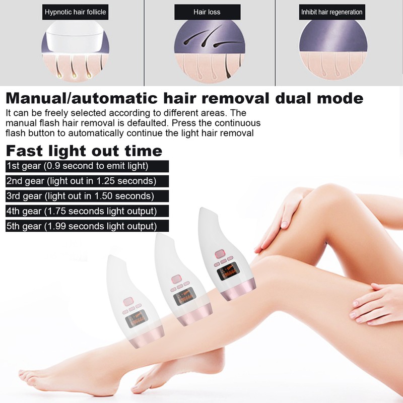 990000 Flashes Ice Cooling Hair Removal Device Leg Armpit Arm