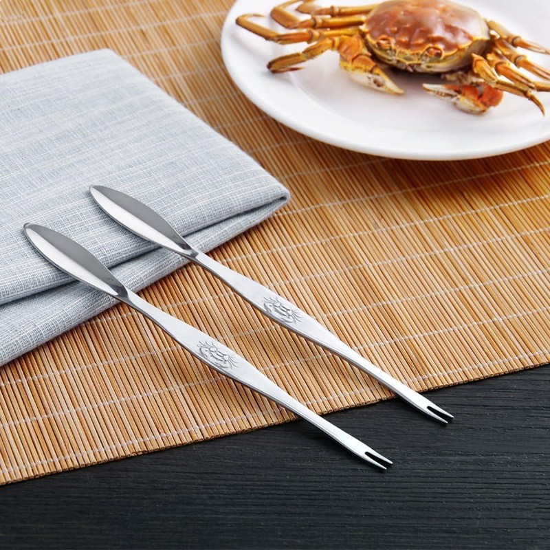 Seafood Forks Picks, Crab and Lobster Picking Tools Stainless Steel