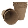 16 Peat Cultivation Pots 8 cm Round