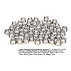 Generic Insertos Rosca 50 Piezas Tuerca Macho Hembra M10x1.25 1d