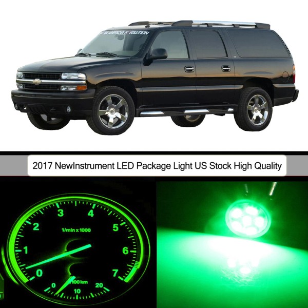 autolight-store LED Kit Dashboard Gauge Cluster green Lights Bulbs For